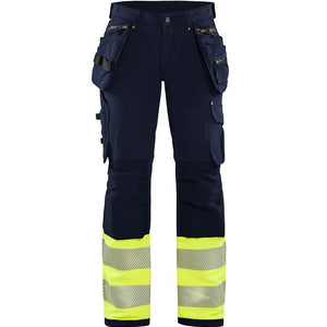 Marinblå/Varselgul