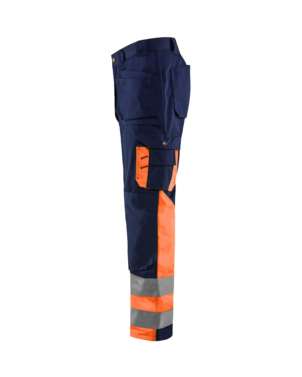 Marinblå/Varselorange