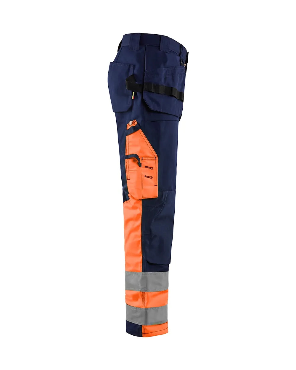 Marinblå/Varselorange