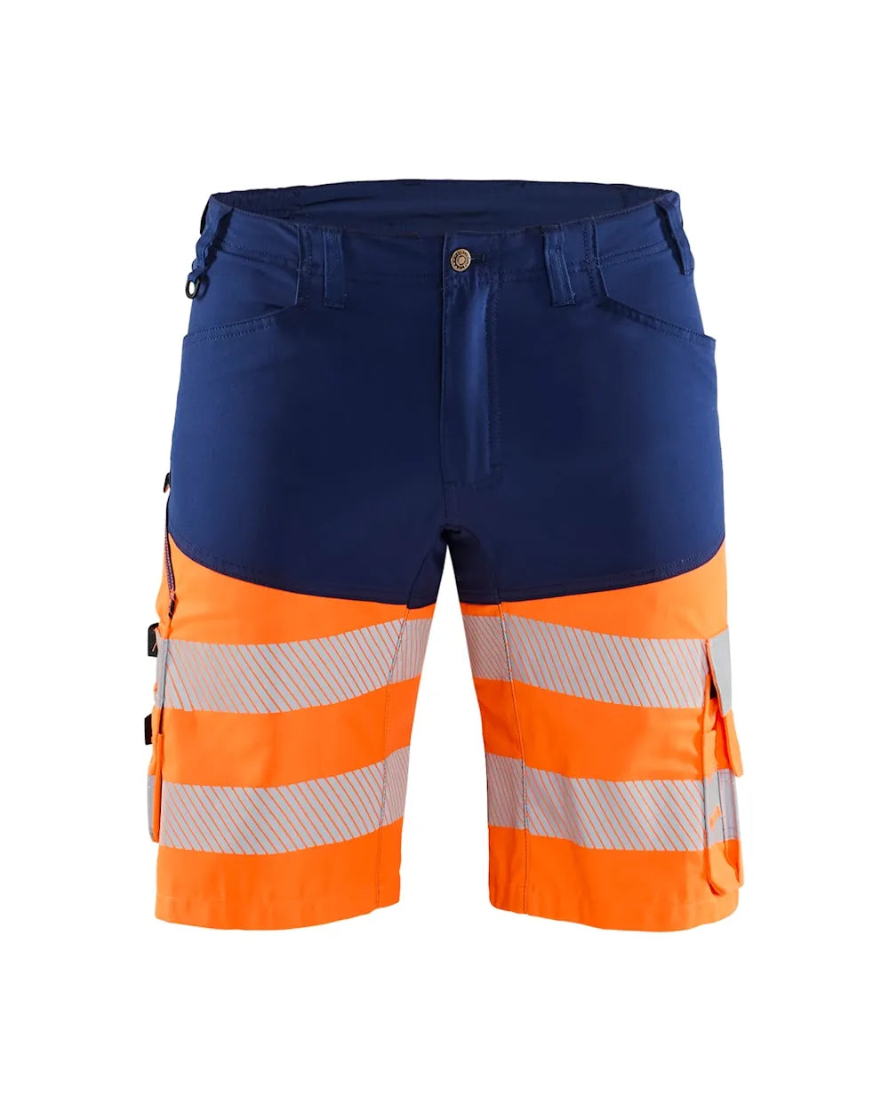 Marinblå/Varselorange