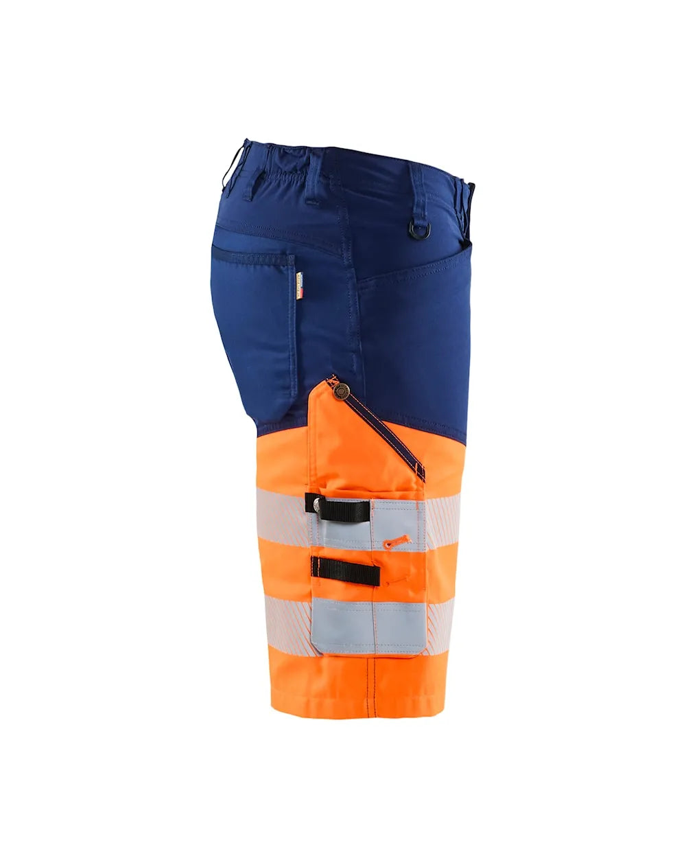 Marinblå/Varselorange