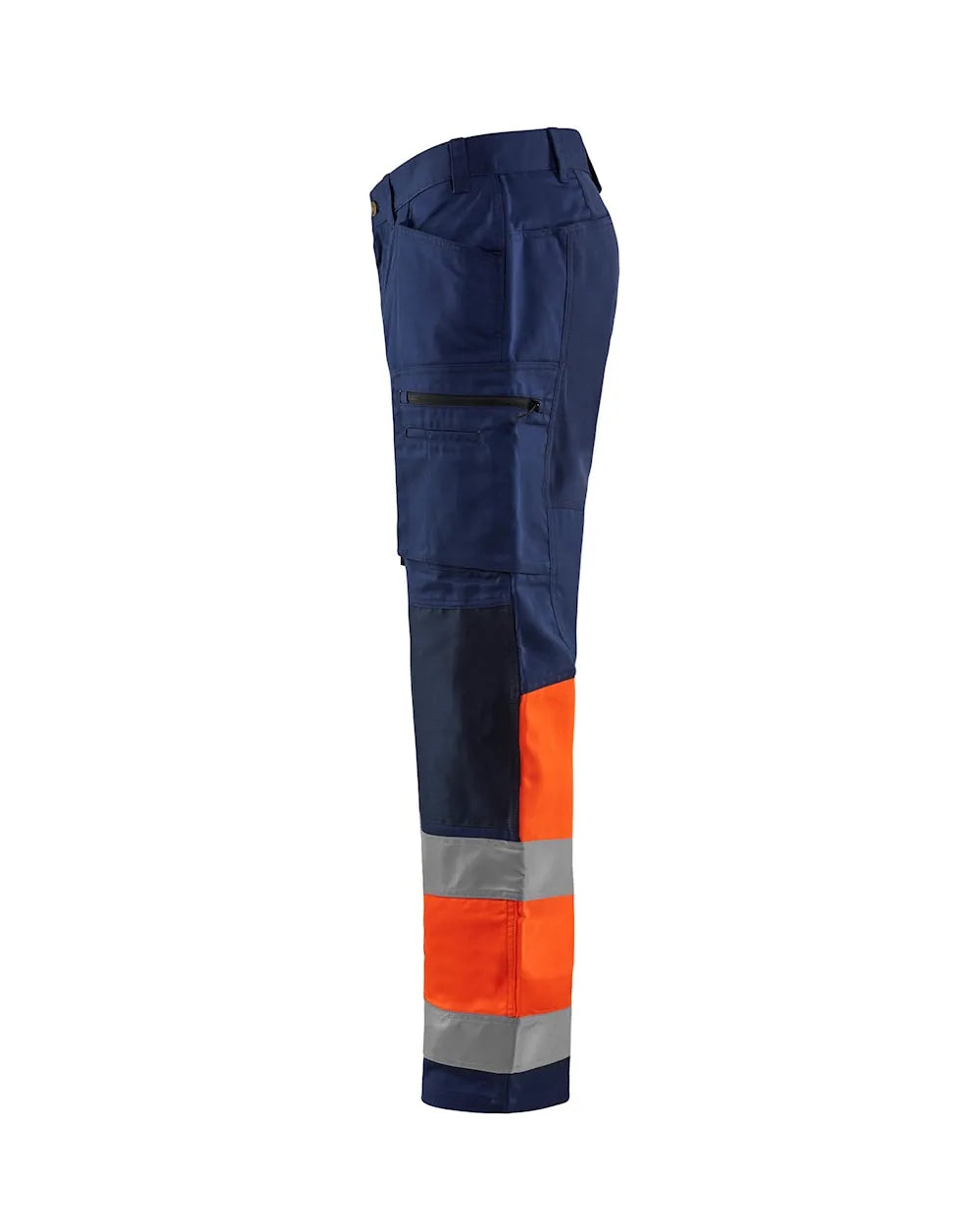 Marinblå/Varselorange