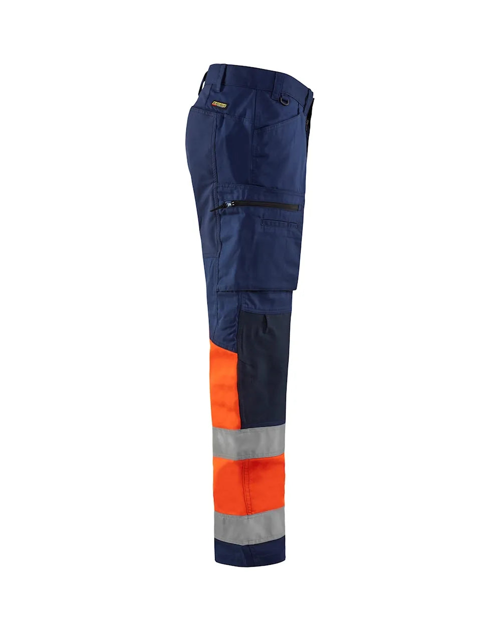 Marinblå/Varselorange