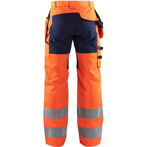 Varselorange/Marinblå