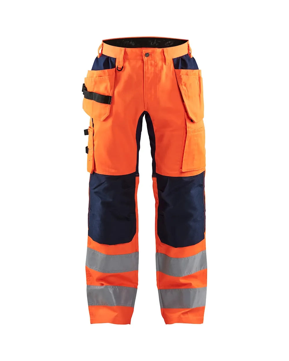 Varselorange/Marinblå
