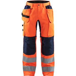 Varselorange/Marinblå