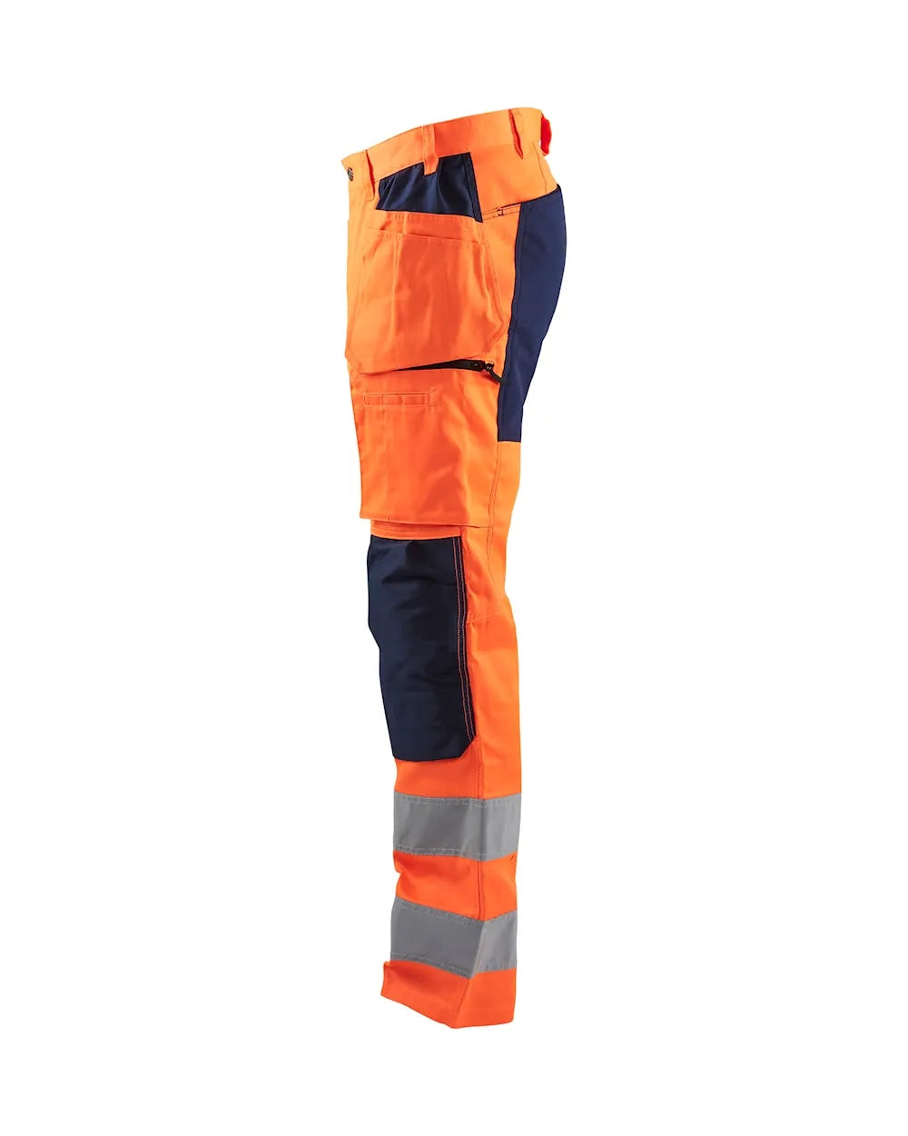 Varselorange/Marinblå