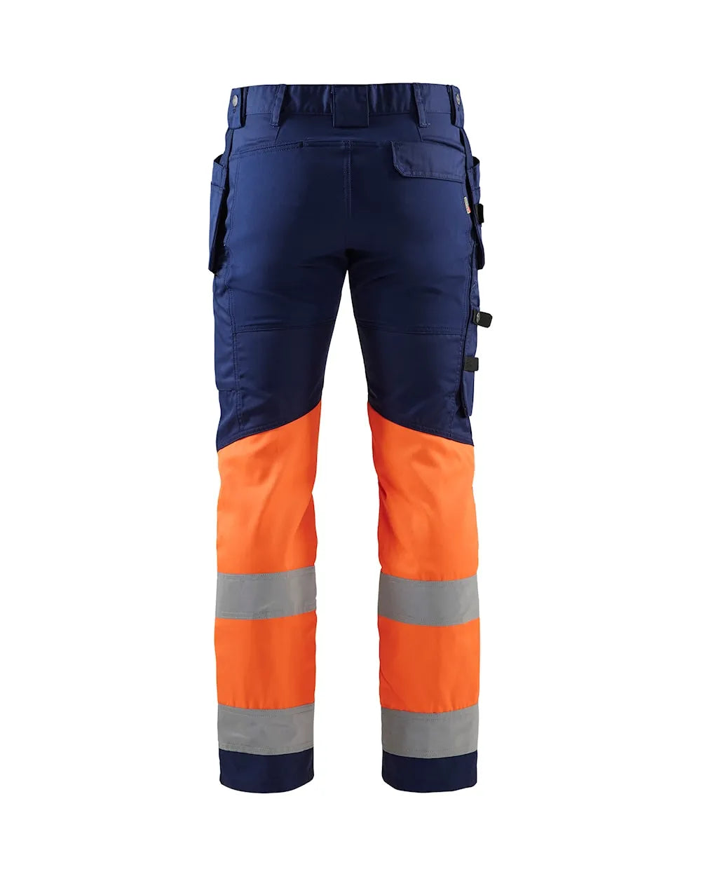 Marinblå/Varselorange