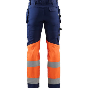 Marinblå/Varselorange