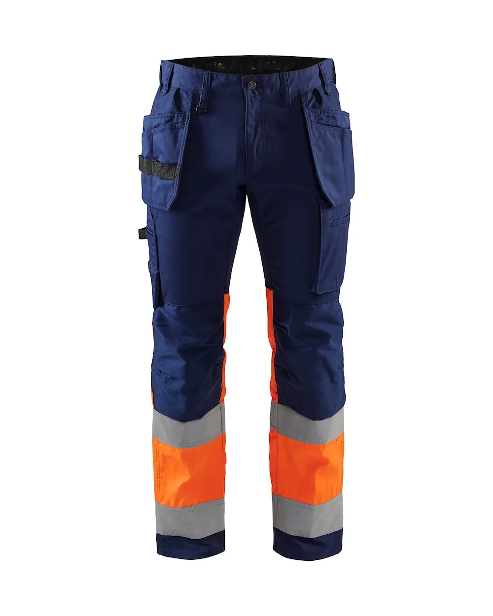 Marinblå/Varselorange