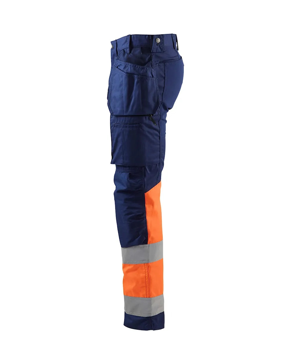 Marinblå/Varselorange