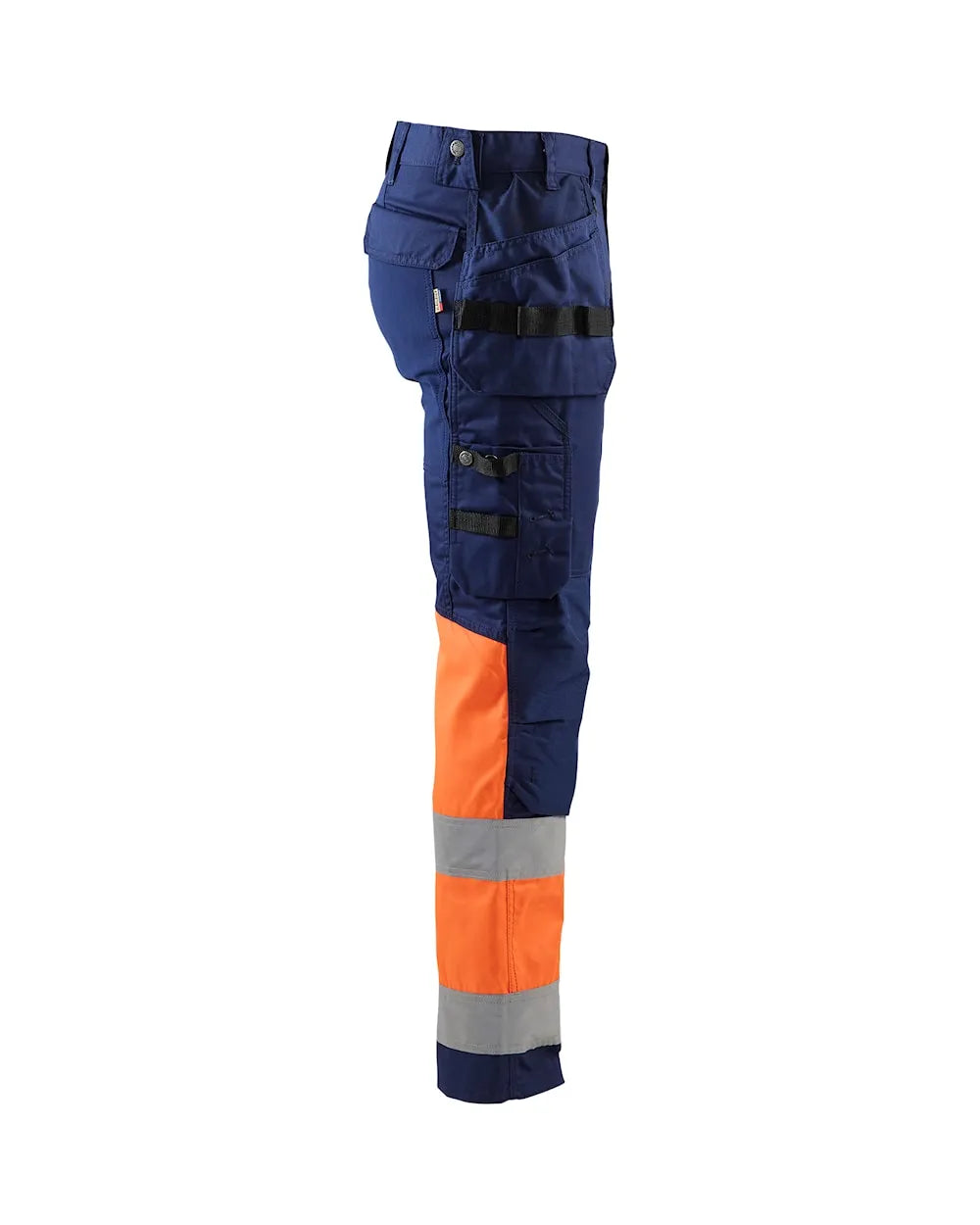 Marinblå/Varselorange