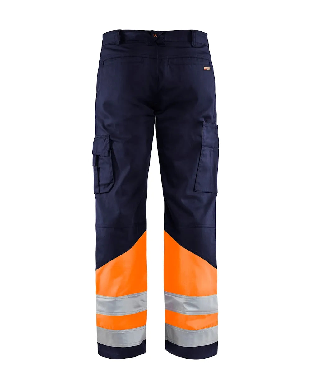 Marinblå/Varselorange
