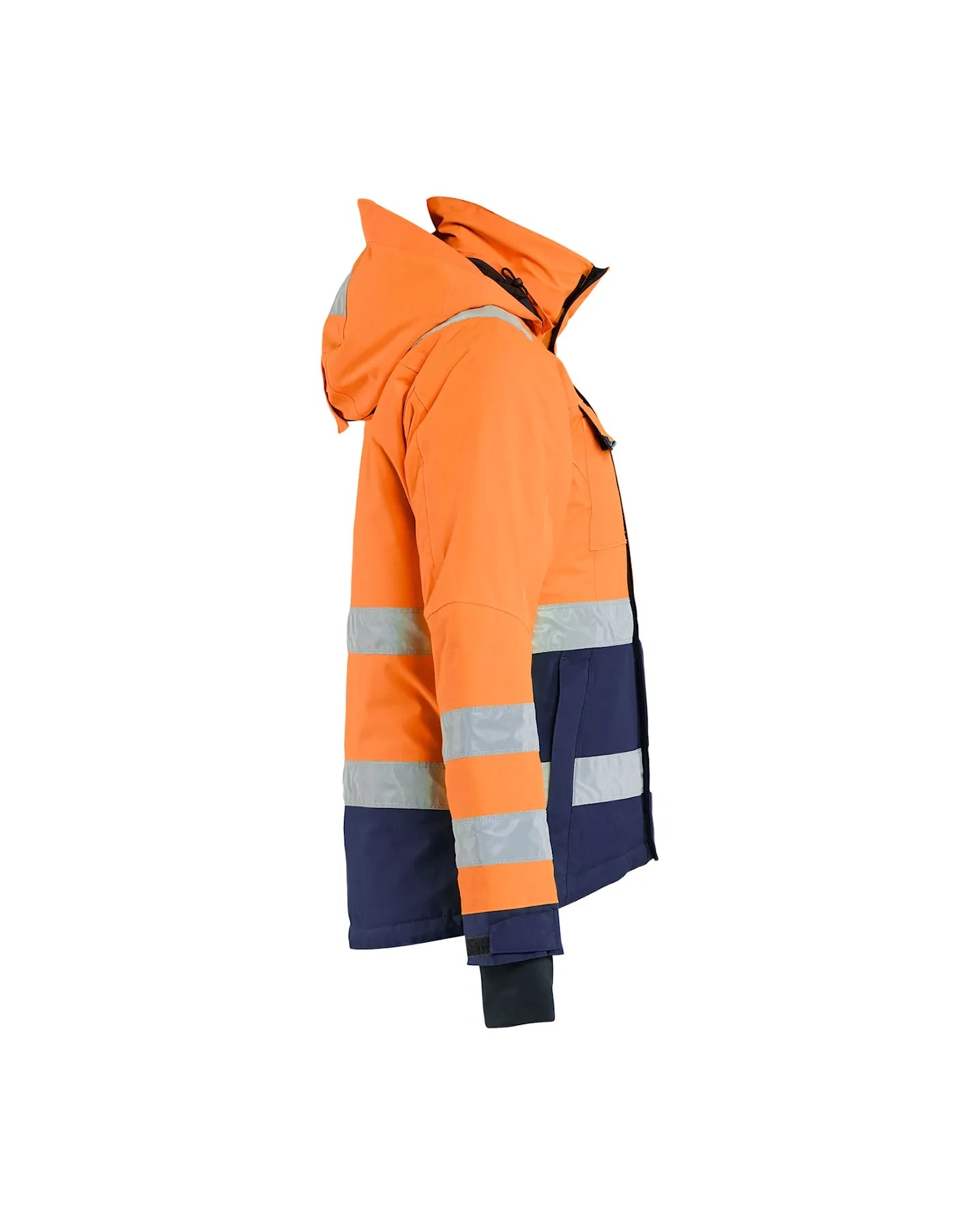 Varselorange/Marinblå