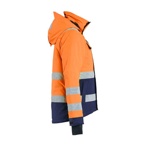 Varselorange/Marinblå
