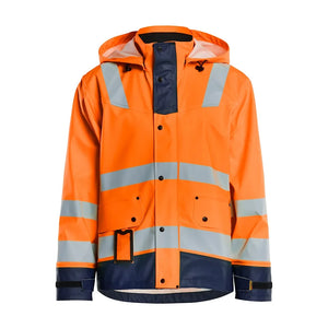 Varselorange/Marinblå