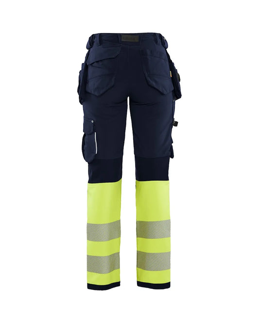 Marinblå/Varselgul