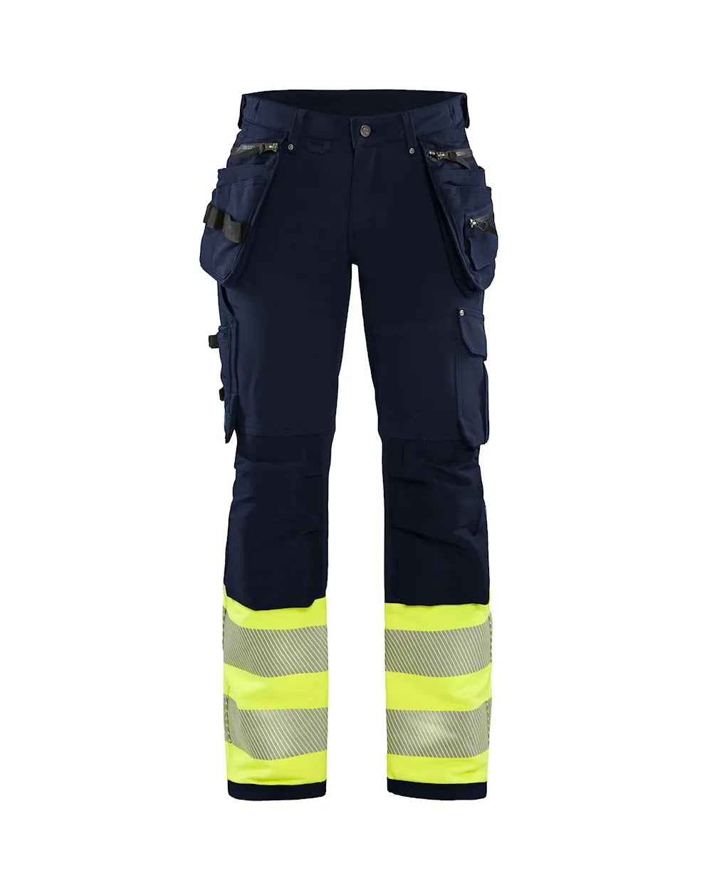Marinblå/Varselgul