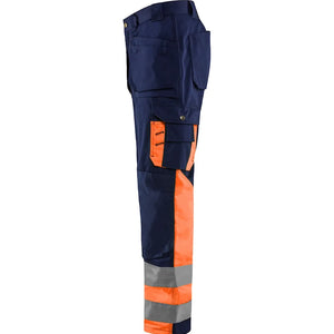 Marinblå/Varselorange