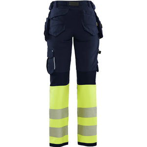 Marinblå/Varselgul