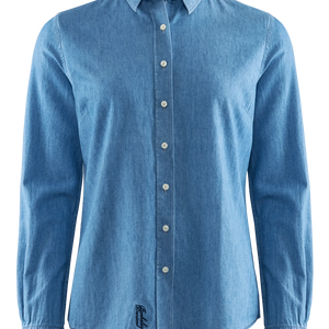 Jeansblå