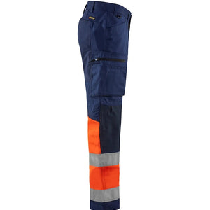 Marinblå/Varselorange