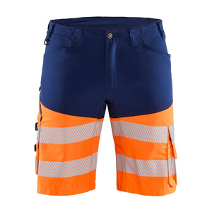 Marinblå/Varselorange