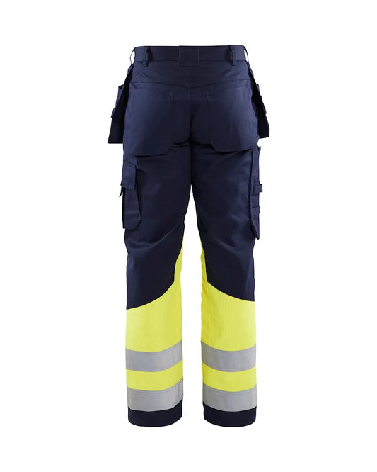 Marinblå/Varselgul