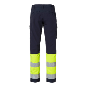 Marinblå/Varselgul